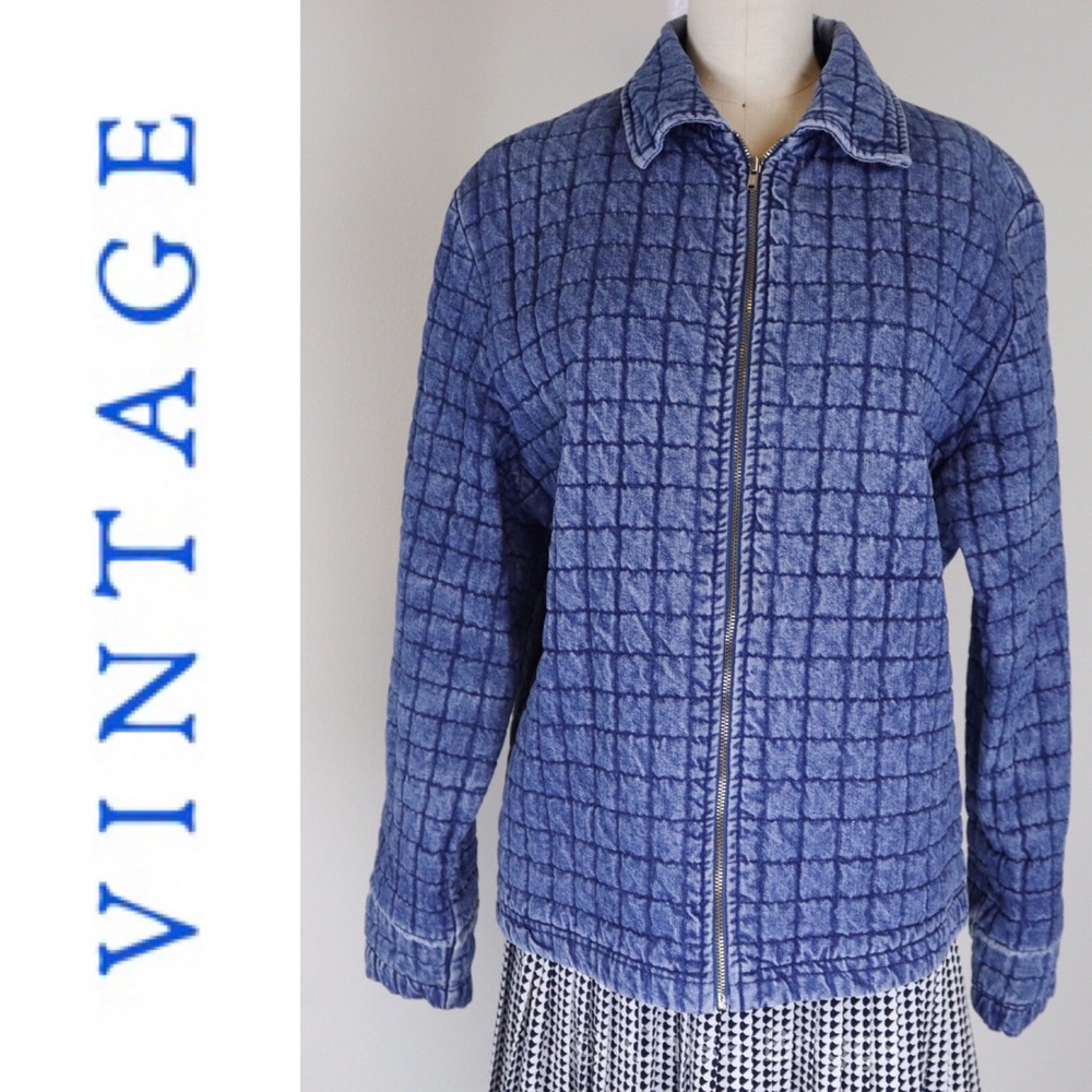 VINTAGE | Better Than Basic Quilted Denim Jacket